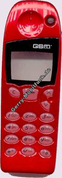 Oberschale fr Nokia 5110 5130 Metallic Rot Zubehroberschale nicht original (cover)