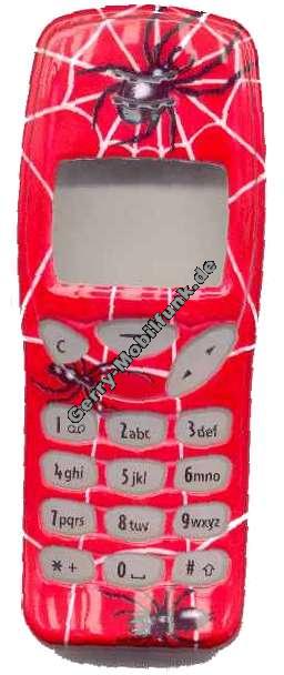 Cover fr Nokia 3210 Spinne Rot Zubehroberschale nicht original