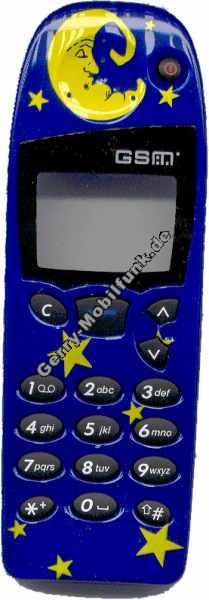 Oberschale fr Nokia 5110 5130 Airbrushoptik Mond und Sterne Zubehroberschale nicht original (cover)