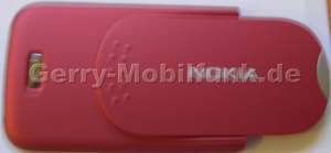 Akkufachdeckel metallic red Nokia N73 Batteriefach rot