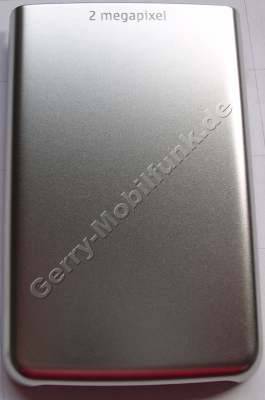 Akkufach Nokia 6300 original, C-Cover Batteriefachdeckel silber normale Ausfhrung