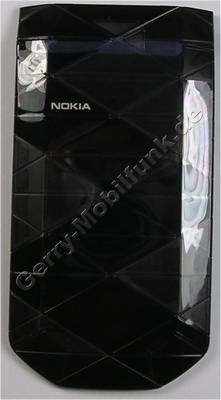 Akkufachdeckel schwarz pink Nokia 7070 Prism original B-Cover black, Batteriefachdeckel