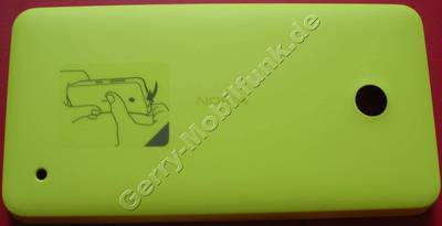 Akkufachdeckel gelb Nokia Lumia 630 original B-Cover, Batteriefachdeckel, Akkudeckel, Rckenschale bright yellow