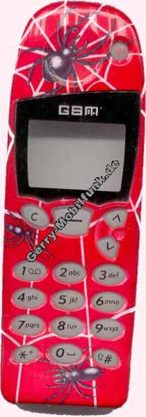 Oberschale fr Nokia 5110 5130 Airbrushoptik Spinne rot Zubehroberschale nicht original (cover)