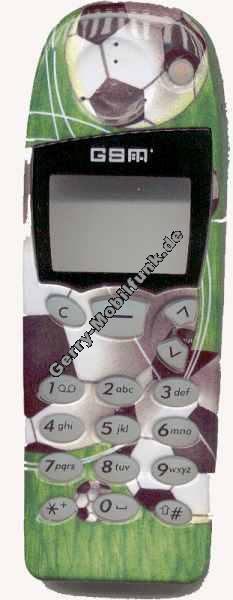 Oberschale fr Nokia 5110 5130 Airbrushoptik Fuball Zubehroberschale nicht original (cover)