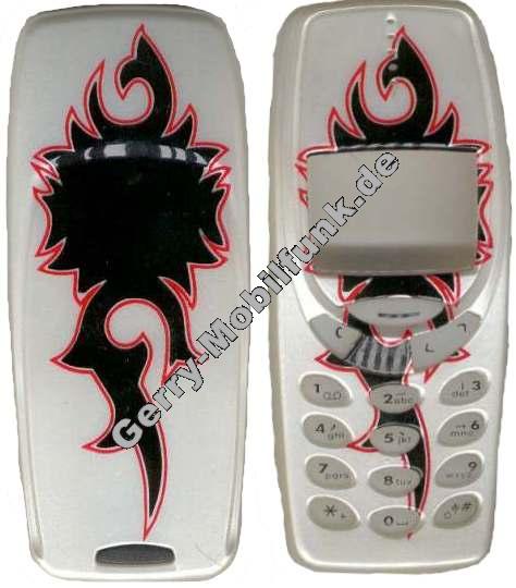 Cover fr Nokia 3310/3330 Tattoo (Tribal) Zubehroberschale nicht original