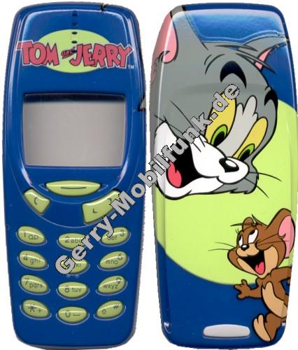 Cover f�r Nokia 3310/3330 Tom und Jerry blau  (Lizensiert von Disney, keine original Nokia Oberschale)