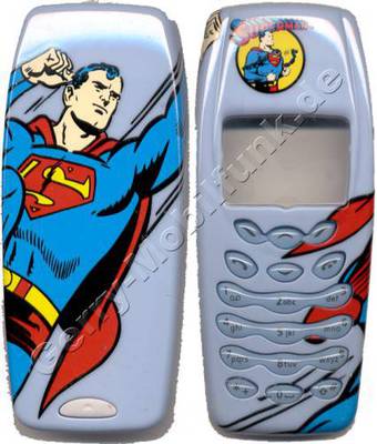 Cover fr Nokia 3410 Superman (Lizensiert, keine original Nokia Oberschale)