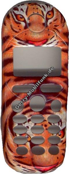 Cover Clip over fr Siemens C35 Tiger Gesicht Zubehroberschale nicht original