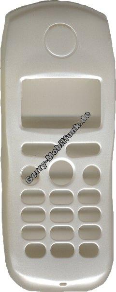 Cover Clip over für Siemens M35 Metallic weiss Zubehöroberschale nicht original