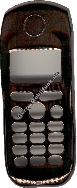 Cover Clip over f�r Siemens M35 chrom schwarz Zubeh�roberschale nicht original