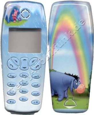 Cover fr Nokia 3510 3510i Eeyore Rainbow (Lizensiert von Disney, keine original Nokia Oberschale)