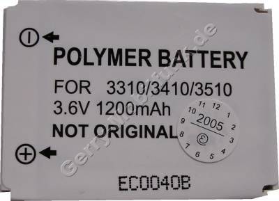 Akku Nokia 6810 Li-polymer 1200mAh 7,6mm Akku vom Markenhersteller mit 12 Monaten Garantie, nicht original Nokia