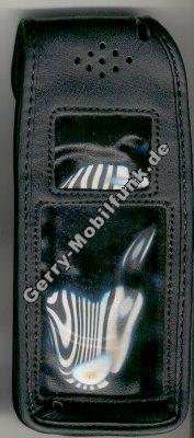 Ledertasche schwarz mit Grtelclip Alcatel o.t.Pro