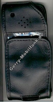 Ledertasche schwarz mit Gürtelclip Motorola Traveller