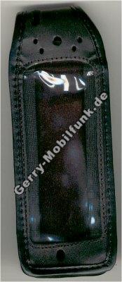 Ledertasche schwarz mit Grtelclip Trium Astral Mitsubishi