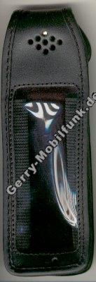 Ledertasche schwarz mit Gürtelclip Sony C5