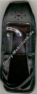 Ledertasche schwarz mit Gürtelclip Trium Galaxy Mitsubishi