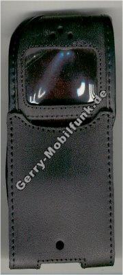 Ledertasche schwarz mit Gürtelclip Sagem 939