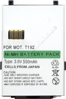 Akku Motorola T192 NiMh 550mAh 3,6V 7mm