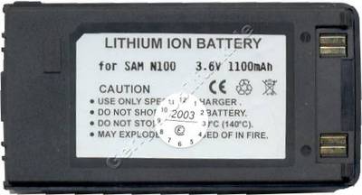 Akku Samsung SGH N100 schwarz Li-Ion 1100 mAh 8,9mm