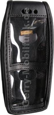 Ledertasche schw.mit Grtelclip Sagem MyX-6