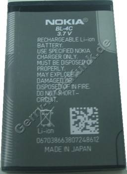 BL-4C original Akku Nokia 6101 3,7 Volt 860mAh 3.2Wh