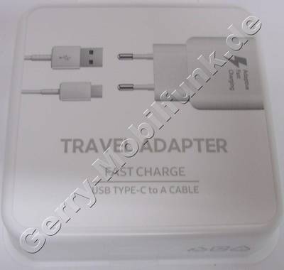 Ladegert kompatibel mit Oneplus 2, original Samsung EP-TA300CWEGWW 25 Watt Ladekabel, Steckernetzteil, USB Typ-C 2A, Anschlukabel kann als Datenkabel ( 90cm ) verwendet werden. Das Netzteil hat eine intelligente Ladeelektronik zum Schutz vor berladung.