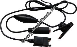 Musik-Adapter fr SonyEricsson T310, zum Anschlu der Stereoanlage oder standart Headsets/Kopfhrer mit 3,5mm Klinkenstecker. Mit Rufannahmetaste und Mikrofon