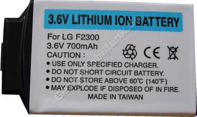 Akku LG F3000 LiIon 700mAh 3,6V 5,5mm