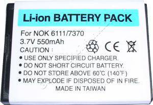 Akku Nokia 6111 Li-Ion 550mAh 4,9mm Akku vom Markenhersteller nicht original Nokia