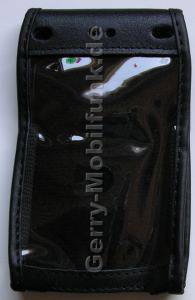 Ledertasche schwarz mit Gürtelclip Nokia E61