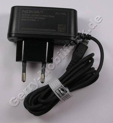 AC-10E Netzteil Nokia 5330 Xpress Music original Energiespar-Ladeger fr Micro-USB-Ladeanschluss (Stecker-Netzteil Reiselader Ladekabel)