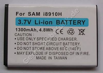 Akku Samsung GT-S8500 (entspricht EB504465VUCSTD) 4,8Wh Li-Ion 1300mAh 3,7V