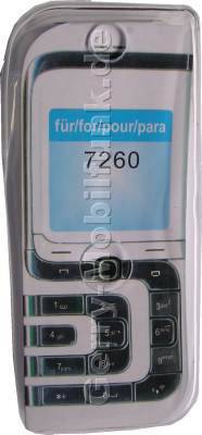 Kondomtasche fr Nokia 7260 exclusiv invisible case transparent , unaufflliger und effektiver Schutz fr Ihr Handy