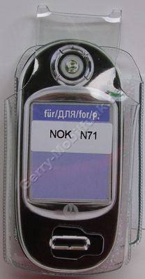 Kondomtasche fr Nokia N71 exclusiv invisible case transparent , unaufflliger und effektiver Schutz fr Ihr Handy