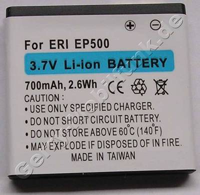 Akku SonyEricsson Vivaz, Vivaz pro (entspricht EP500) LiIon 700mAh 2,6Wh 6mm 