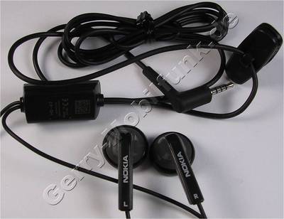 HS-47 Stereo-Headset black Original Nokia 1650 incl. AD53 Adapter