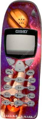 Oberschale Airbrush fr Nokia 6110 Planet Zubehroberschale nicht original (cover)