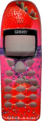 Oberschale Airbrush für Nokia 6110 Erdbeere Zubehöroberschale nicht original (cover)