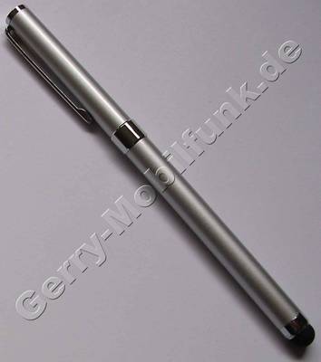 Touch Stylus silver fr kapazitive und resistive Touchscreens 2in1 Stift