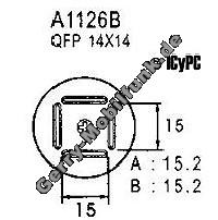 1 St�ck Ersatz Hei�luftd�se, quadratisch, 15,2mm f�r Aoyue 968 und 850C QFP 14x14
