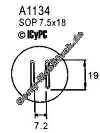 Ersatz Hei�luftd�se, paralell, 7,2mm x 19  f�r Aoyue 968 und 850C