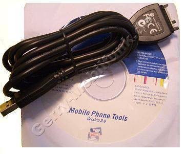 Motorola USB Datenkabel PC620 Motorola V980 CFLN1512 (Kabel UC600  plus  Motorola Phone Tools Software zum synchronisieren, Datenaustausch, Klingeltne, Bilder, Screensave, Kalender, SMS versenden bearbeiten und kopieren) 