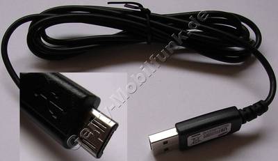 Samsung S8530 Wave2 USB Datenkabel original Samsung ECC1DU2BBE mit USB-Anschlu auf Micro-USB