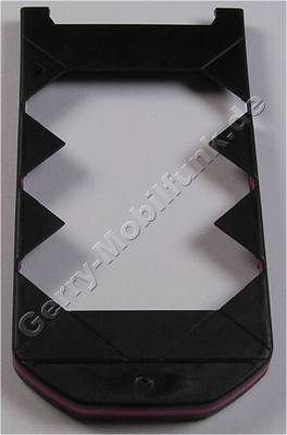 Oberschale Tastatur schwarz pink Nokia 7070 Prism original C-Cover black pink