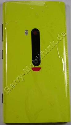 Unterschale, Rückenschale gelb Nokia Lumia 920 original Back-Cover incl. Kamerascheibe, Blitzlicht LED, Capture key ( Seitentaste ) Fototaste, Einschalttaste, Lautstärketaste yellow Akkufachdeckel, NFC-Antenne
