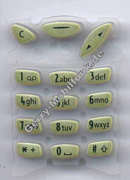 Tastenmatte fr Nokia 3210 messingmetallic