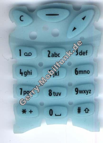 Tastenmatte fr Nokia 3210 blau-hell Phosphor (selbstleuchtend)