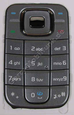 Tastenmatte silber Nokia 6267 original Tastatur